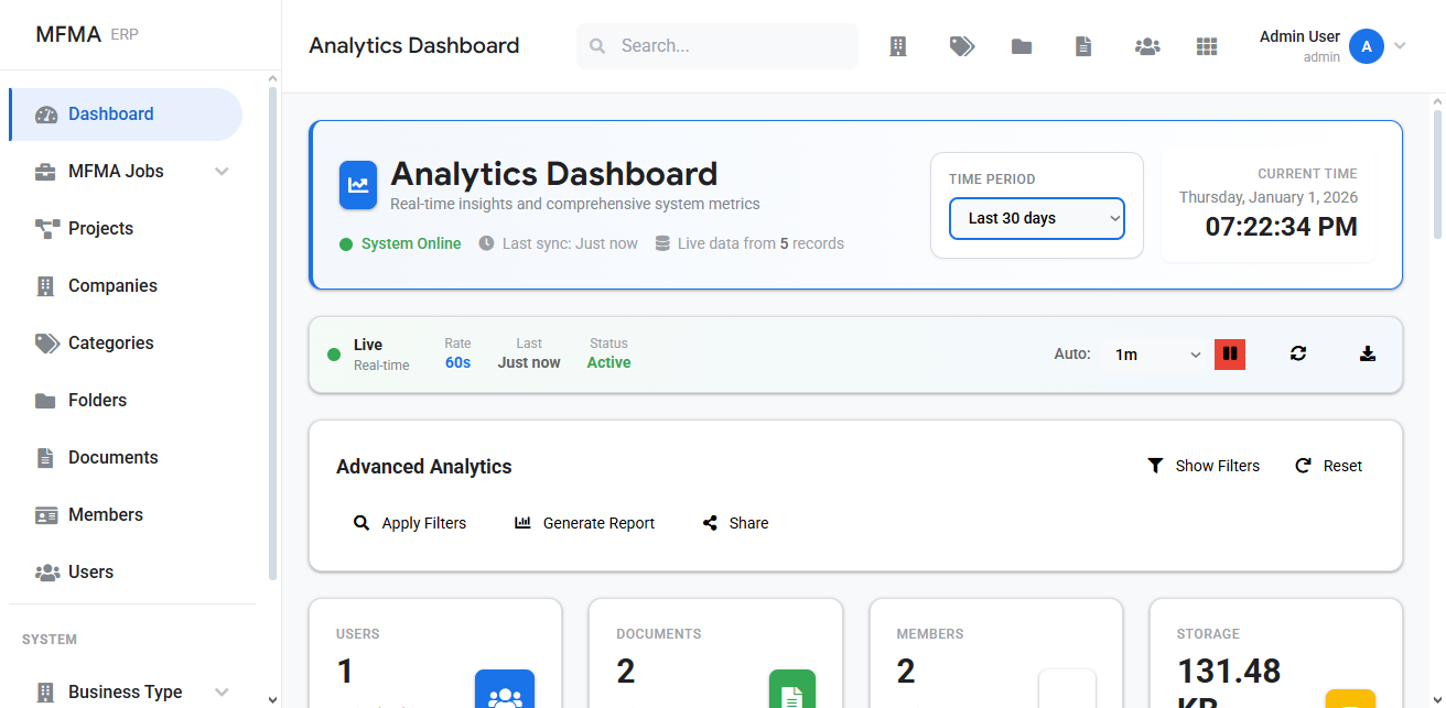 MFMA Documents Management System